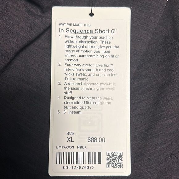 Brand New lululemon Men’s ⚡️ In Sequence Short 6” - Sold Out Online - Picture 4 of 4